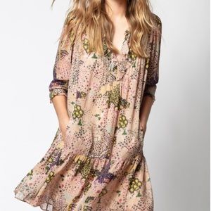 Zadig & Voltaire Rikotas Print Lurex mini dress